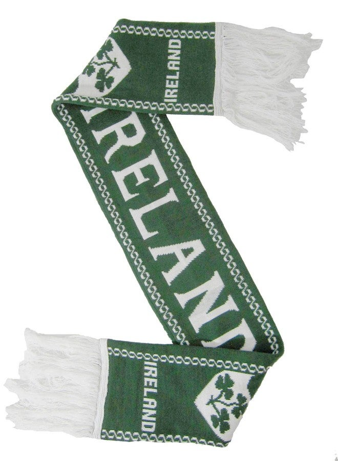 Malham USA Irish Rugby Scarf - Ireland Scarf for Rugby and Soccer fans, Green - Image 1